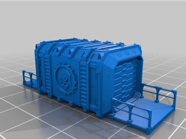 peco 15ft vagão chapéu coco ad mech daemonforge 3D print model - Mito3D