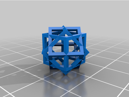compound cube cage hegl 3d print model - Mito3D