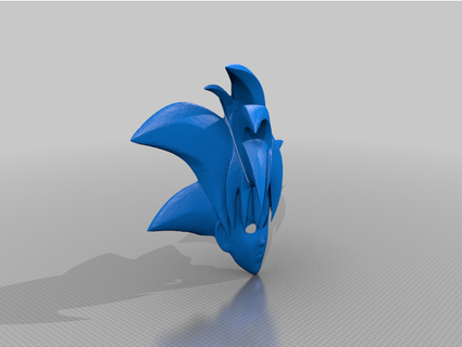 goku masque rhinostop 3d print model - Mito3D