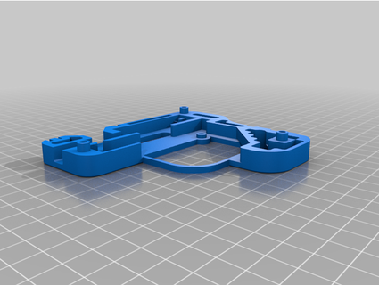 right side dual spring m3 nut inserts krusty klam 3d print model - Mito3D
