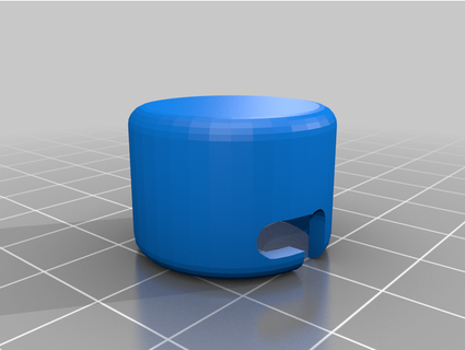 pipe end cap - wasp stopper twist rk8r 3d print model - Mito3D