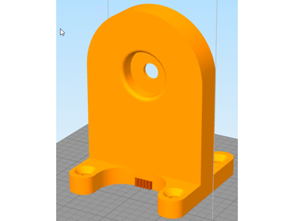 simple dafang ip camera wall mount usersylvio 3d print model - Mito3D