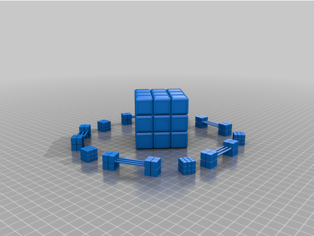 Cour cubes Tony 3D print model - Mito3D