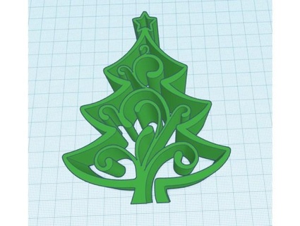 christmas 2021 xmas tree desktop object rkxone 3d print model - Mito3D