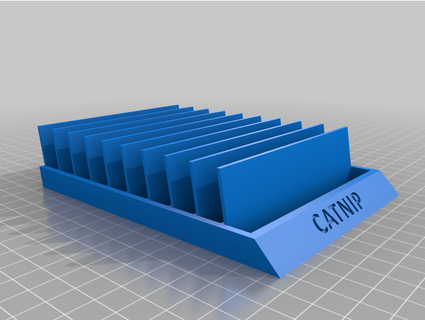 catnip tray appie64 3d print model - Mito3D