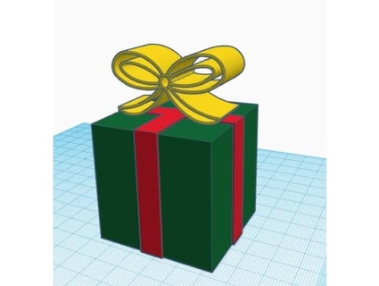 Weihnachten 2021 Geschenk Bogen rkxone 3d print model - Mito3D