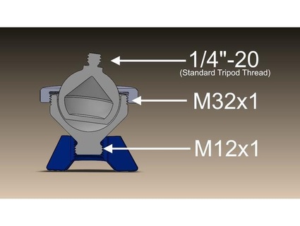 hilo mini trípode punto referencia Flakwave 3d print model - Mito3D