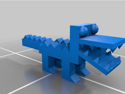Krokko v2 Krokodil pesse82 3d print model - Mito3D