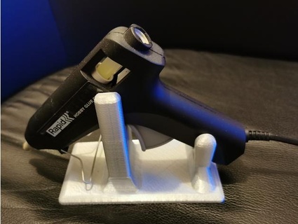 stand glue gun chrlg 3d print model - Mito3D