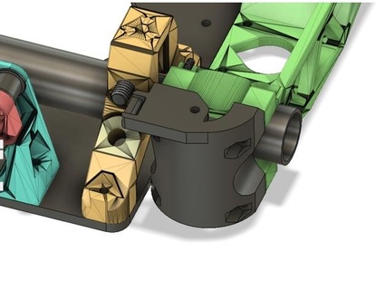 lowrider x belt rigid mount pilotkip 3d print model - Mito3D