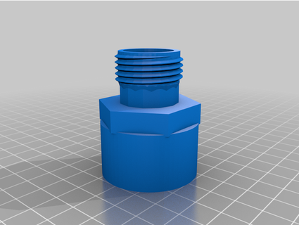 1 2 3 4 npt jardim mangueira adaptador aquiles 3d print model - Mito3D