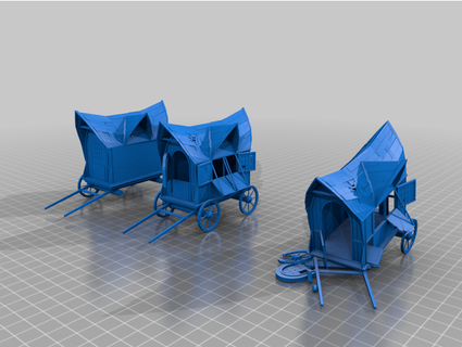 Market arabaları manzara jimjimjimmyjim 3d print model - Mito3D