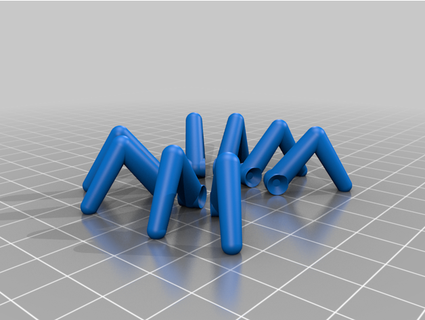 ragno multi Materiale oliverking 3d print model - Mito3D