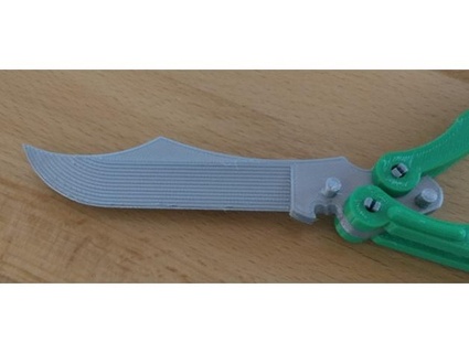 espada patas cs mariposa cuchillo francisco mk3s 3d print model - Mito3D
