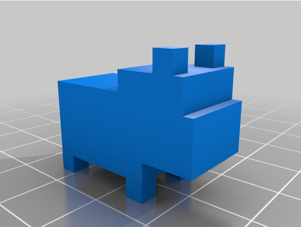 Minecraft estilo hamster wcspegasus 3d print model - Mito3D