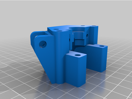 kossel sherpa mini mount yzheka 3d print model - Mito3D