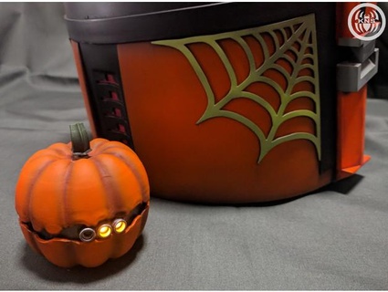 Halloween thermique détonateur citrouille sens triste 3d print model - Mito3D