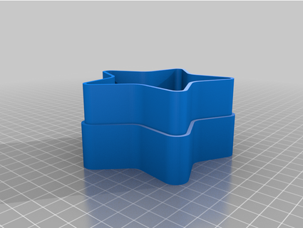 boite toile heliox - star box gamer en carton 3d print model - Mito3D