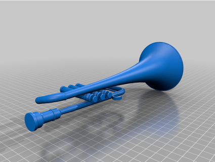 trompet hay aksi 3d print model - Mito3D