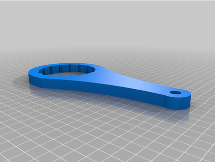 water filter wrench confuded 3d print model - Mito3D