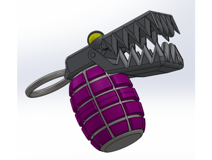 jinx chompers grenade skaizz 3d print model - Mito3D