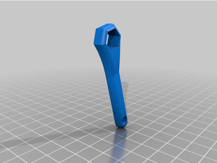 10mm keychain wrench holidaay 3d print model - Mito3D