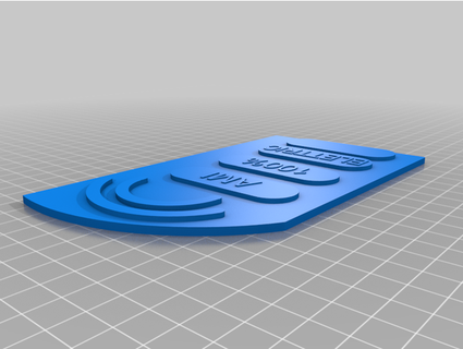 poggiapiedi citroen ami maker3d3d 3d print model - Mito3D