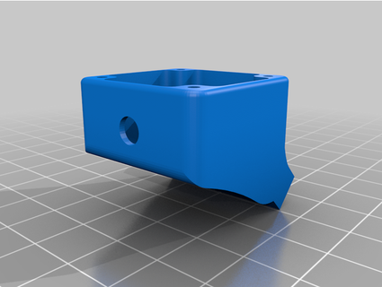 industrial ventilador conexão caixa rubikuzi 3d print model - Mito3D