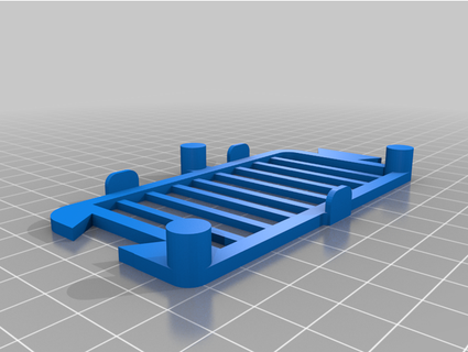 üst parça istiflenebilir Sıcak tekerlekler garaj kara kurbağası 3d print model - Mito3D