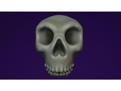 skull mintonminis 3d print model - Mito3D