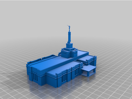 bismarck north dakota temple mikehrusson 3d print model - Mito3D