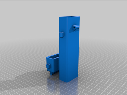 foldable ruler holder kdiver46 3d print model - Mito3D