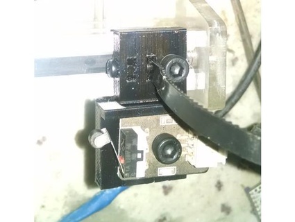 belt tensioner limit homing switch holder v-slot v3 tprothma 3d print model - Mito3D