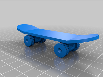 non assembly skateboard sogoong 3d print model - Mito3D