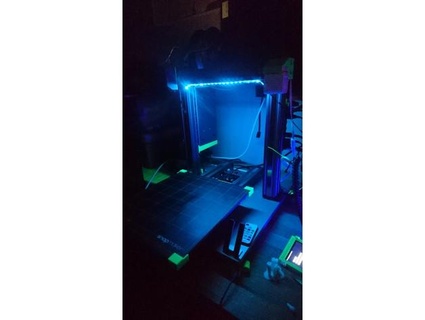 snapmaker 20 a350 x axis LED tira montar alienkidmj12 3d print model - Mito3D
