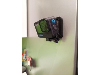 gopro magnetico montare azione Camera bucefalo 3d print model - Mito3D