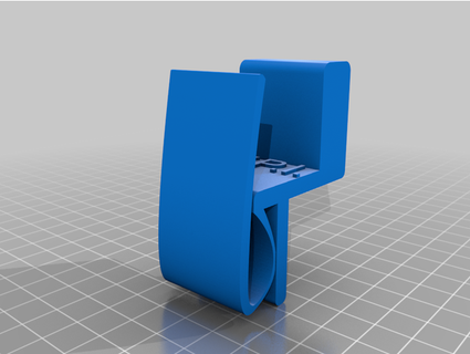 magnetic draft guard door rodmcthrustshaft 3d print model - Mito3D