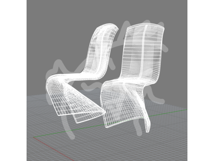 panton cadeira chaochi2000 3d print model - Mito3D