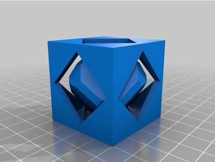 imposible atrapado caja reconstrucción 3d print model - Mito3D
