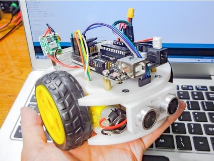 Mini Roboter Wagen verwenden Arduino Tokio Vogel 3d print model - Mito3D