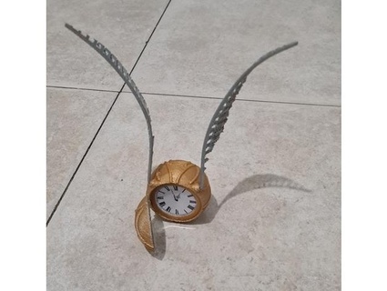 clock snitch statue hevara  3d print model - Mito3D