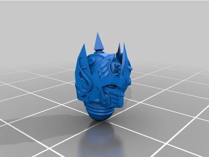 helmets cultodes zodiac's knights saint seya aquiyon 3d print model - Mito3D