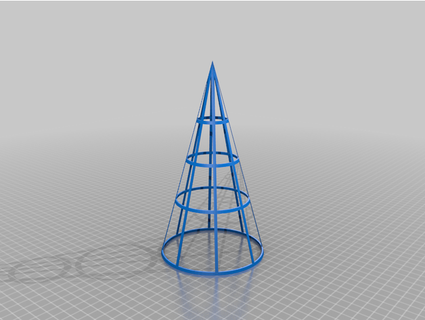 simple christmas tree j p soria 3d print model - Mito3D