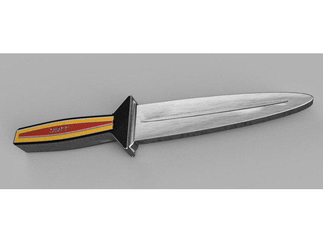 cuchillo de entrenamiento training knife jgallegc 3D print model - Mito3D