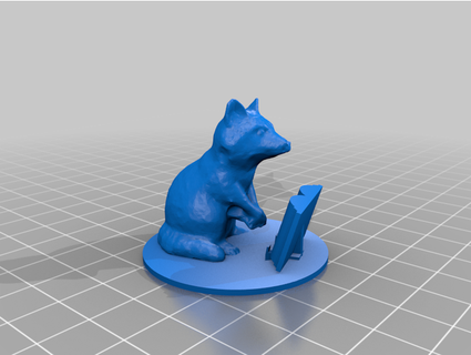 krv library - roger raccoon zombietoast 3d print model - Mito3D