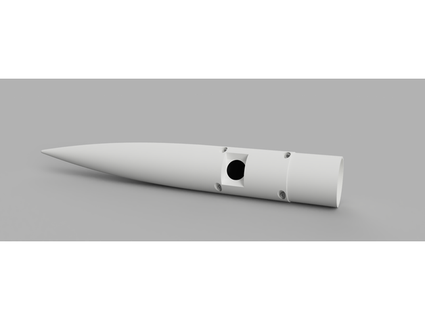 insta360 go2 modelo foguete nariz cone ktbott 3d print model - Mito3D