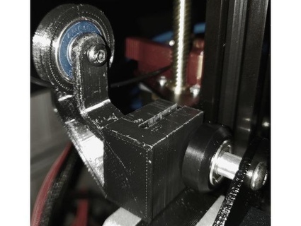 ender 3 filament roller guide djsxn 3d print model - Mito3D