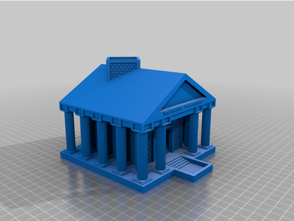 templo torre xanthos 3d 3d print model - Mito3D