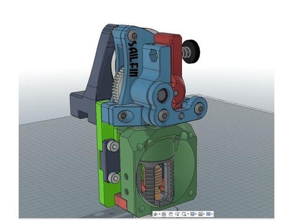 Sailfin extrusora Ratrig v core eva rodas 3d print model - Mito3D