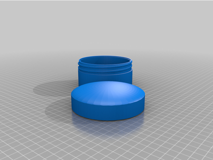 fenti face cream refill screw top container synackpse 3d print model - Mito3D